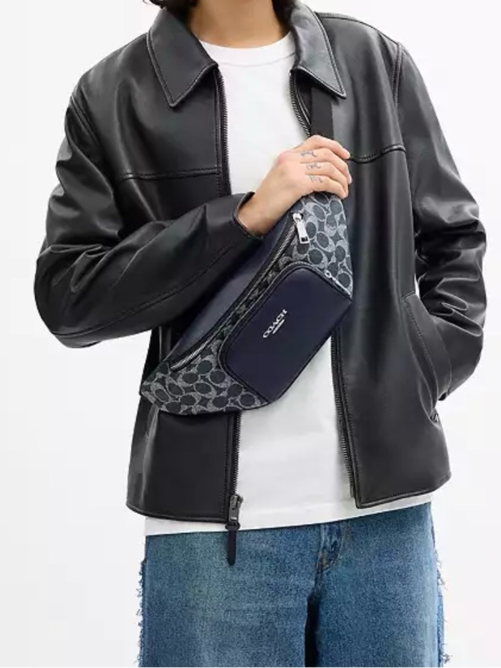 Coach Denim Belt bag
